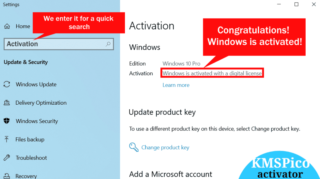 Windows is activated